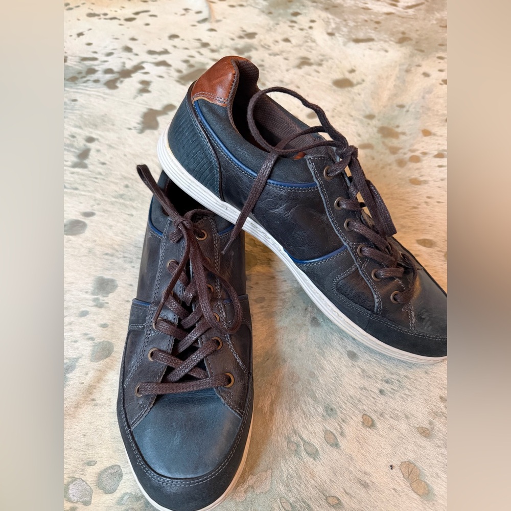 Bull Boxer Men's Navy Leather Shoes - Picture 2 of 6